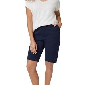 Escada Navy Bermuda Shorts Size 40